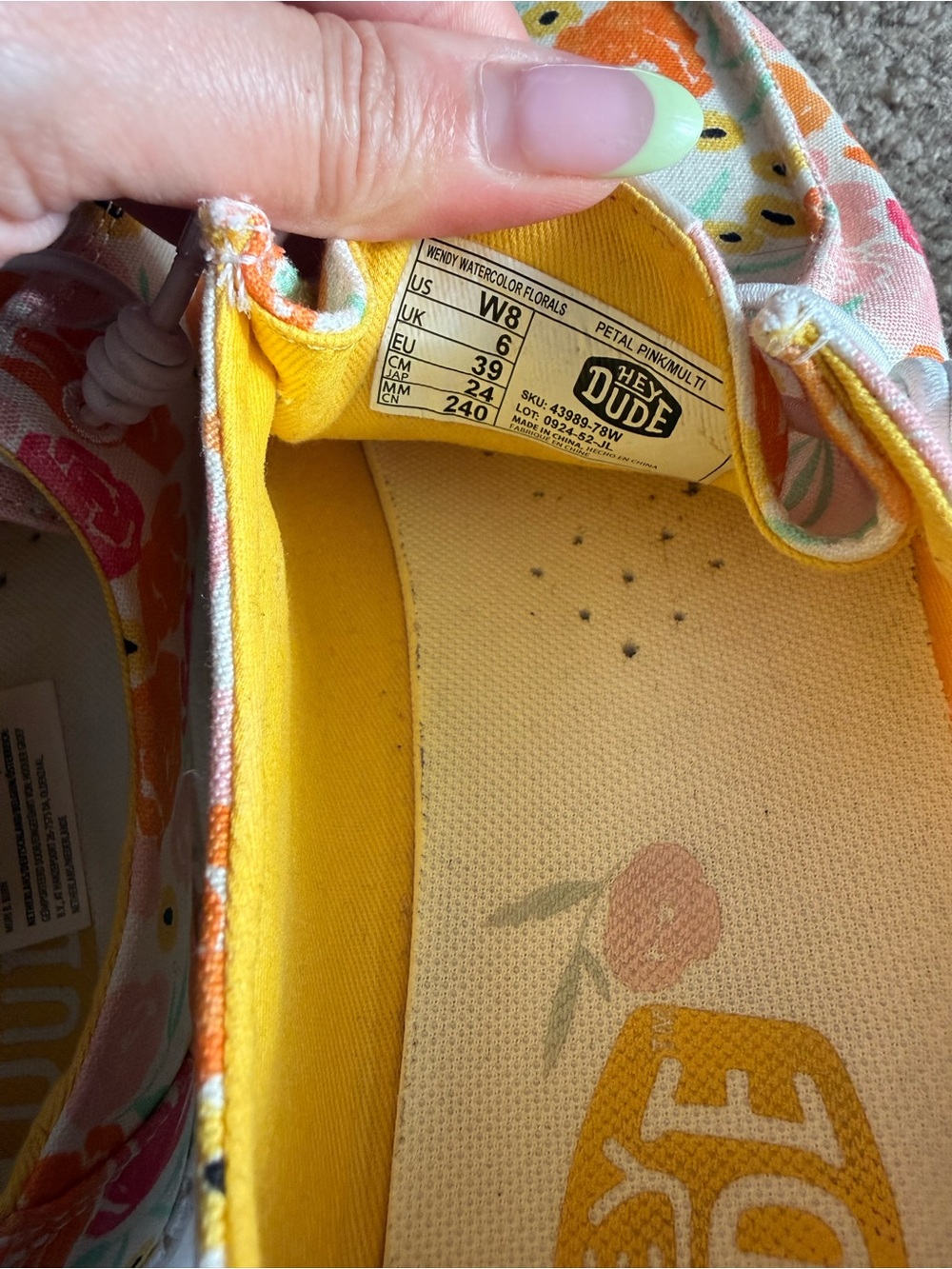Women’s Hey Dude Floral Shoes 🌺 - Picture 4 of 4
